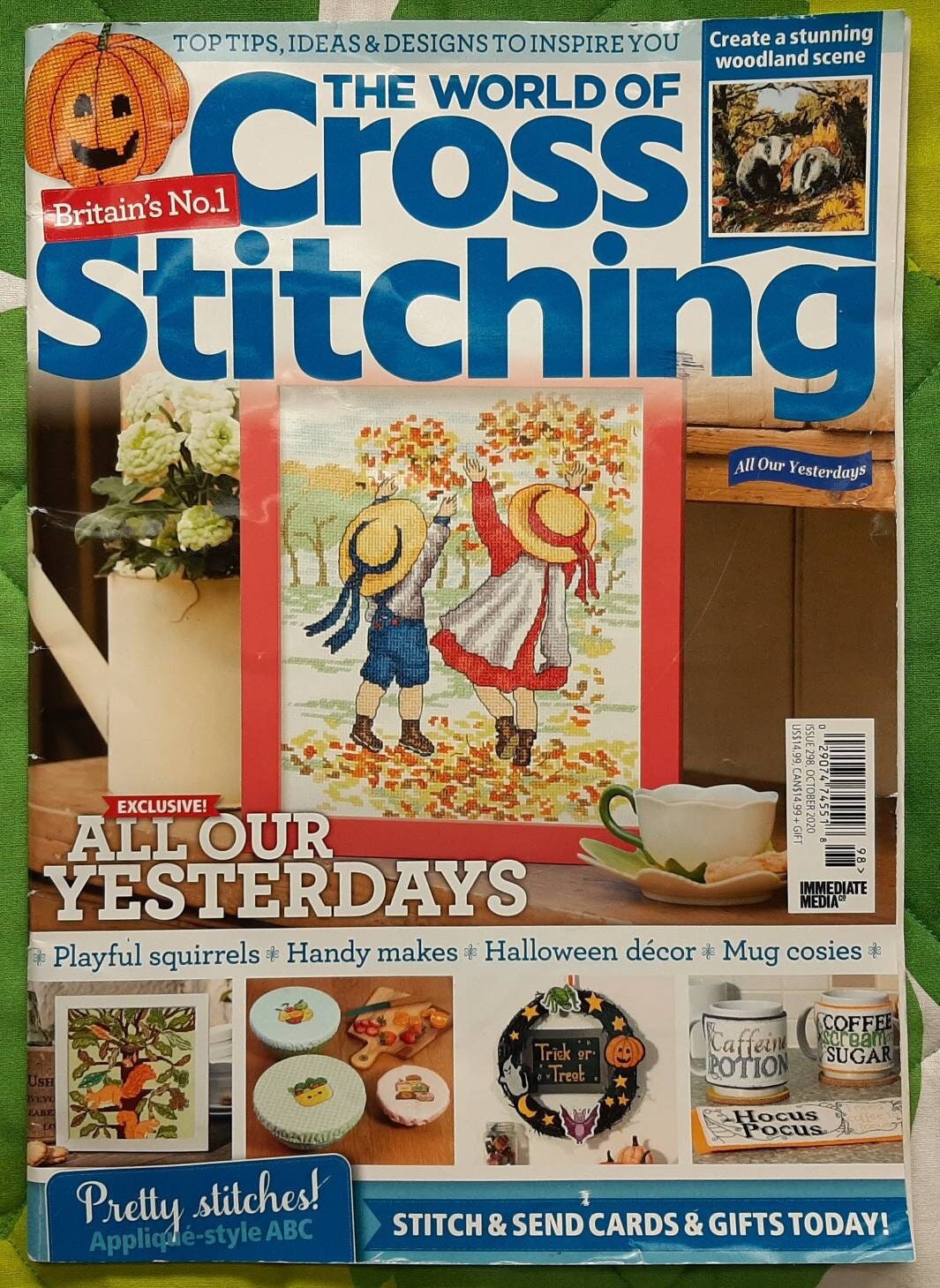Magnetic Fabric Clips, as Featured in the World of Cross Stitching  Magazine. 