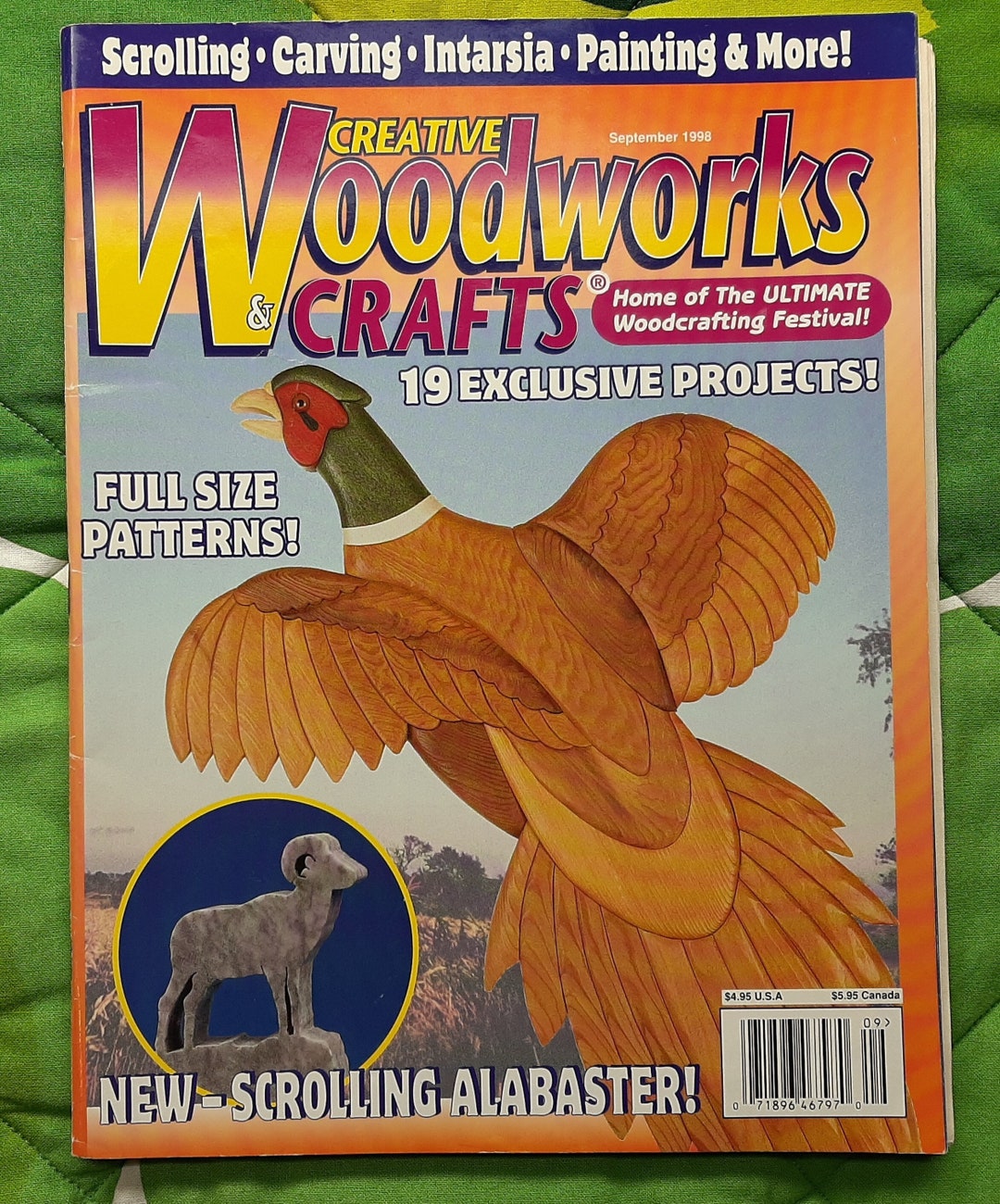 Creative Woodworks Crafts Magazine, September 1998, 19 Exclusive ...