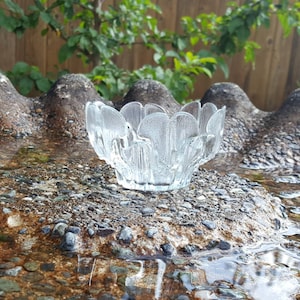 Muurla Finland glass candle holder