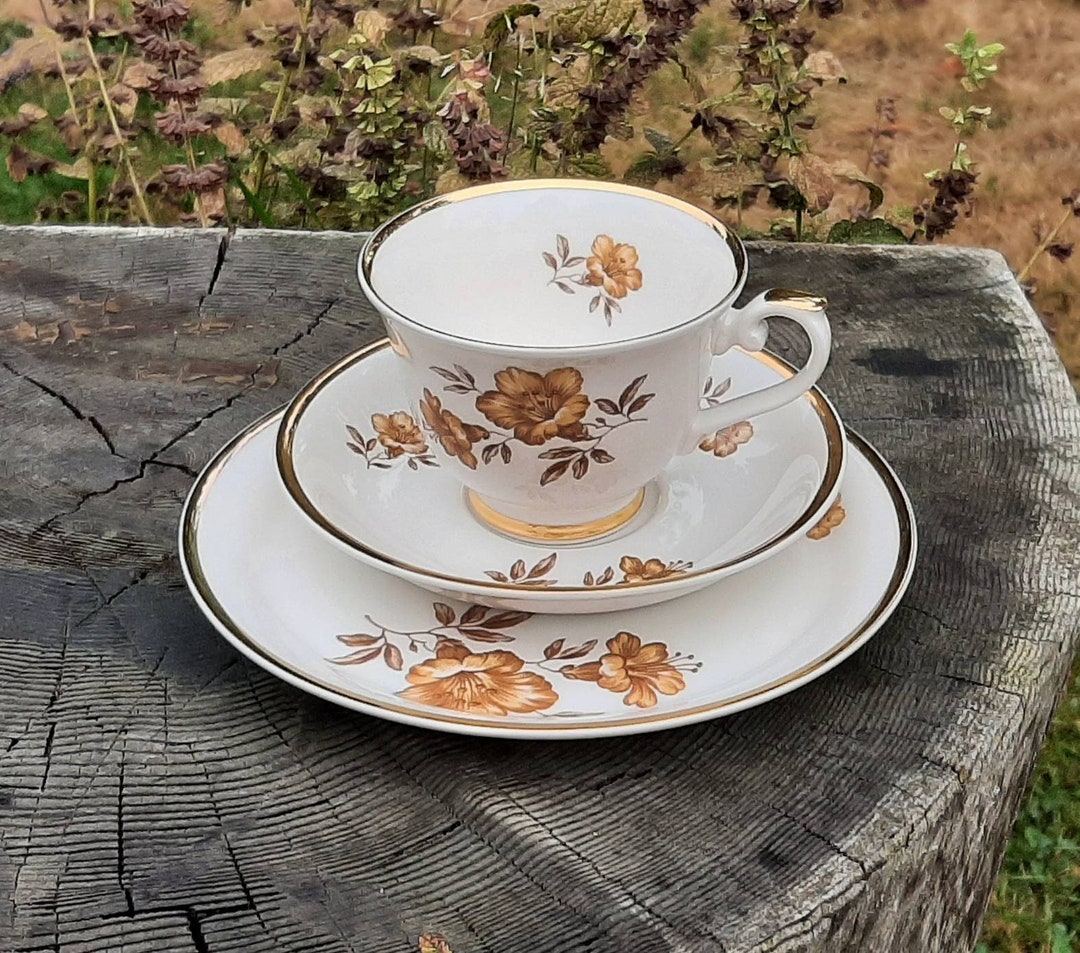 Arabia Finland Myrna Tea Cup Saucer and Side Plate - Etsy