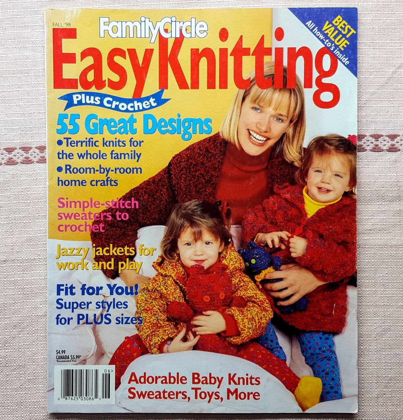 Family Circle Easy Plus-Size Knits 50 Knit and Crochet Styles