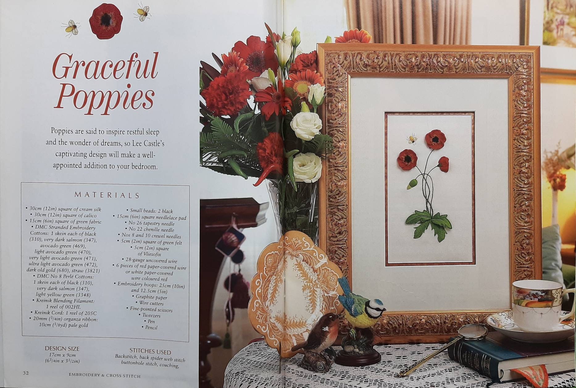 Embroidery & Cross Stitch magazine Vol 12 No 6 10 Etsy