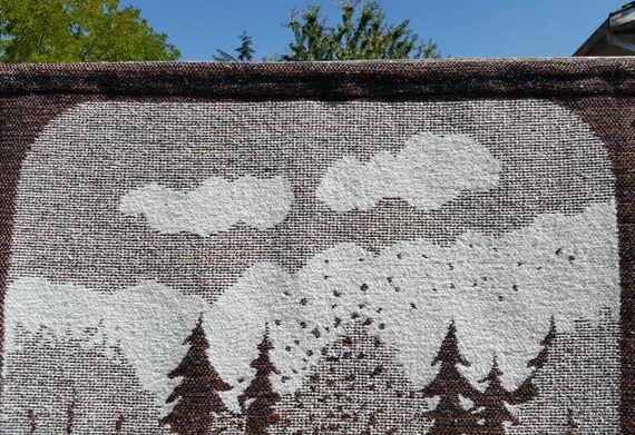 Finnish Wall Hanging Of A Summer Cabin By The Lake Etsy