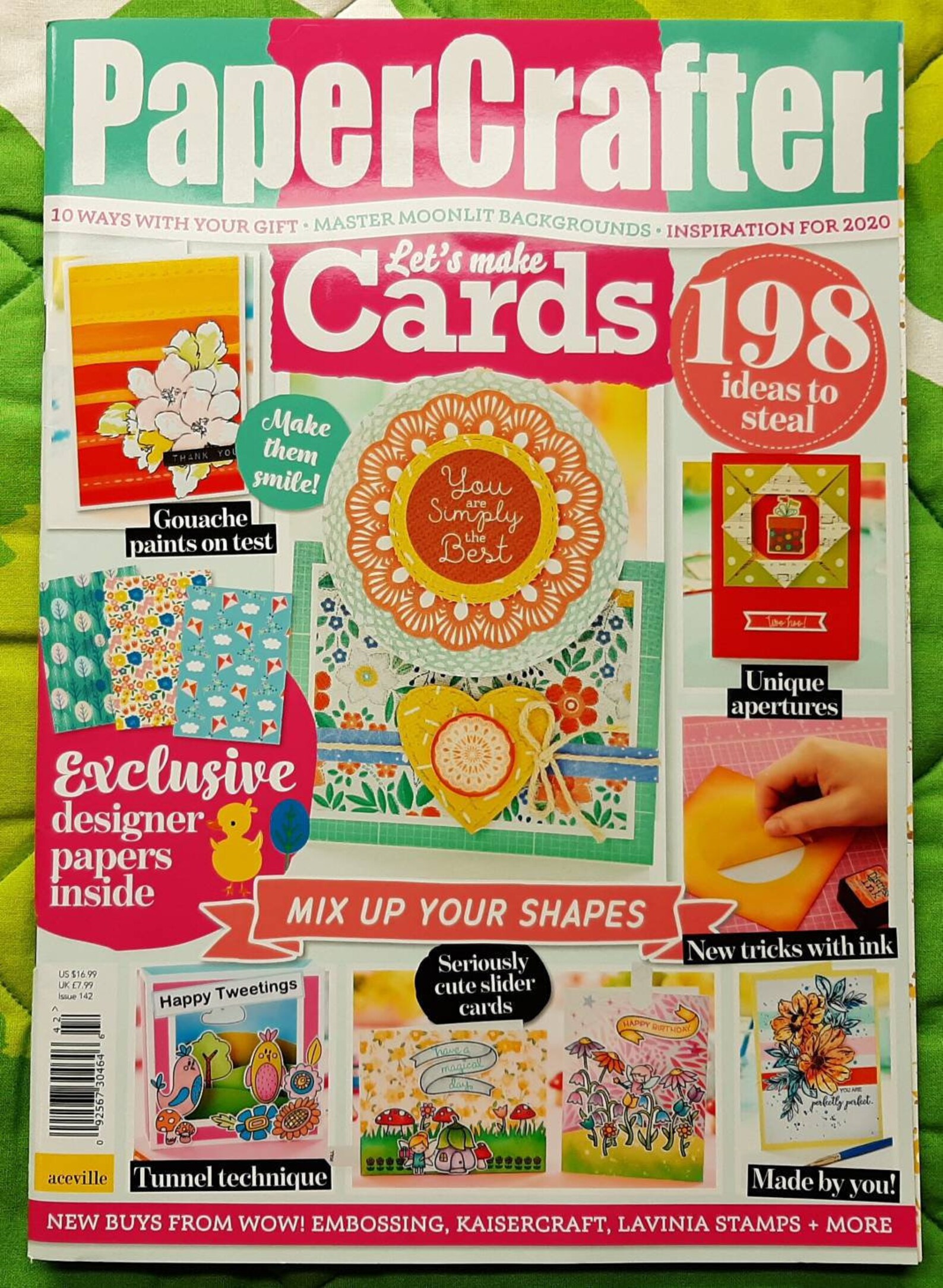 PaperCrafter Let's make Cards UK magazine. Issue 142 Etsy