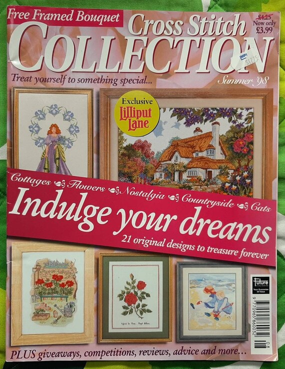 Cross Stitch Collection Magazine Summer 1998 Indulge Your Etsy