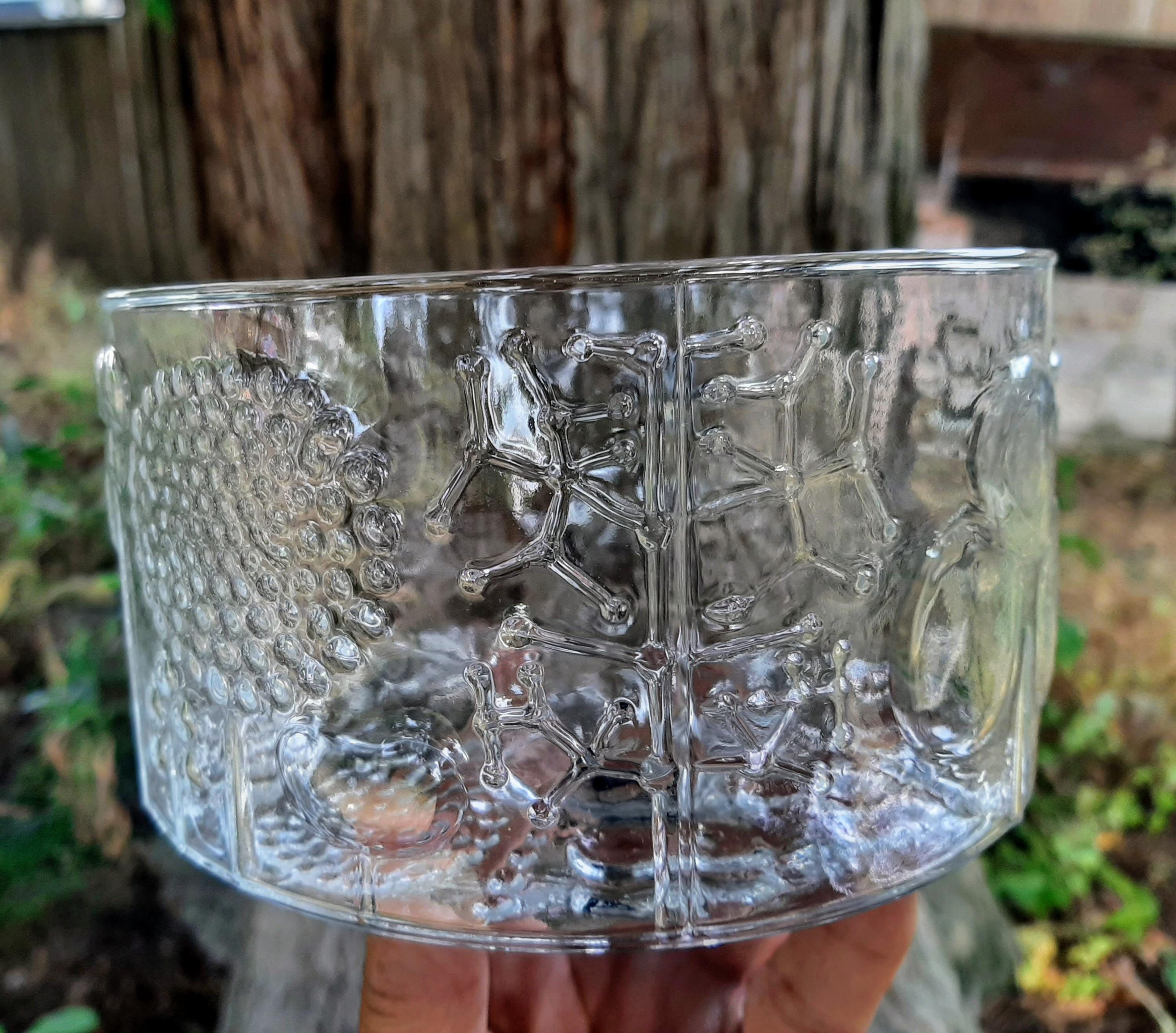 最大15%OFFクーポン Nuutajarvi Arabia Oiva by Design Bowl Glass Medium Flora 工芸品