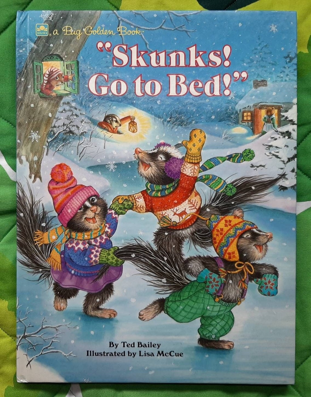 Skunks Go to Bed Book by Ted Bailey and Lisa Mccue Etsy