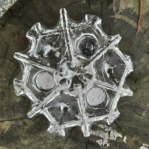 Muurla Finland glass tealight candle holder