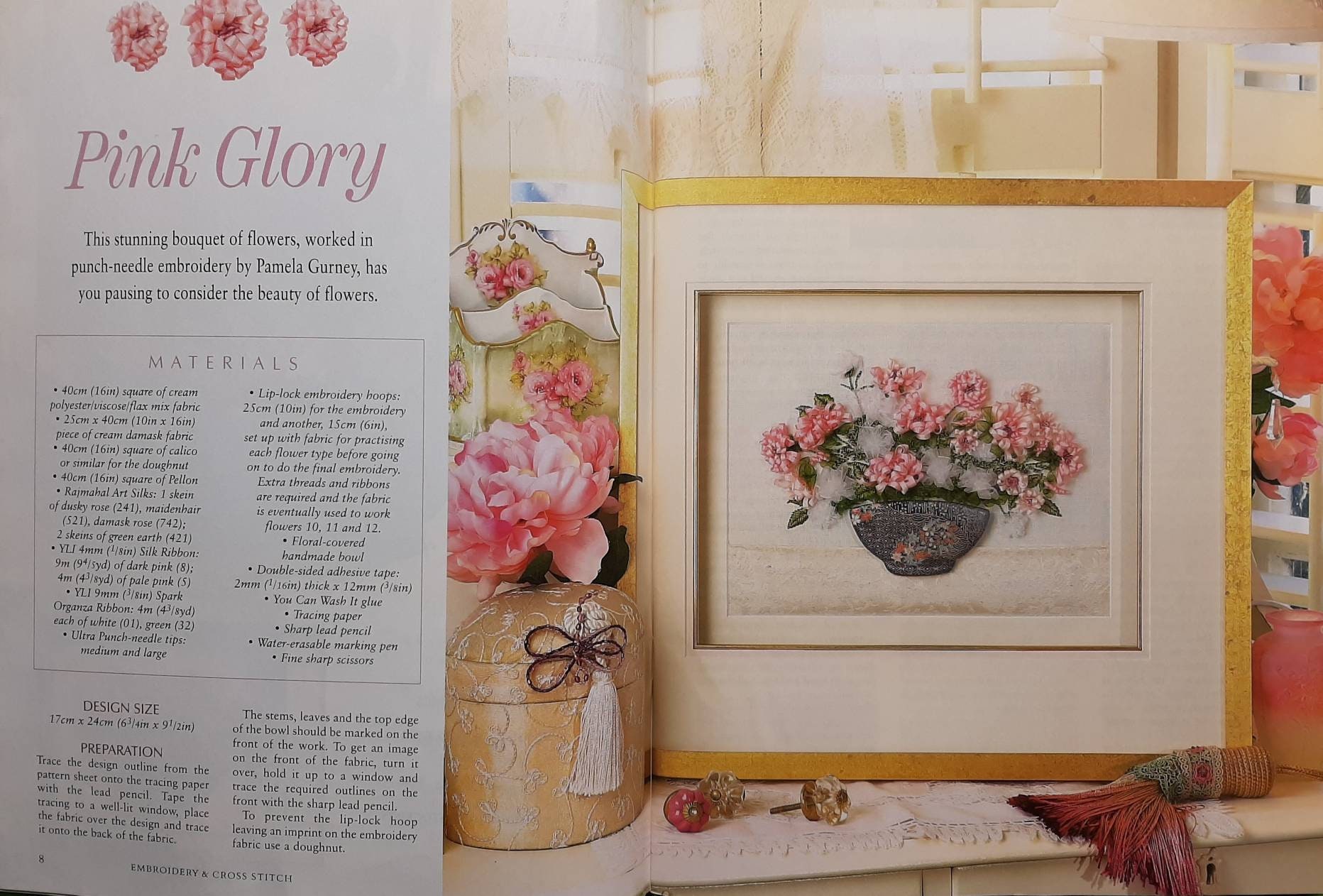 Embroidery & Cross Stitch magazine Vol 12 No 6 10 Etsy