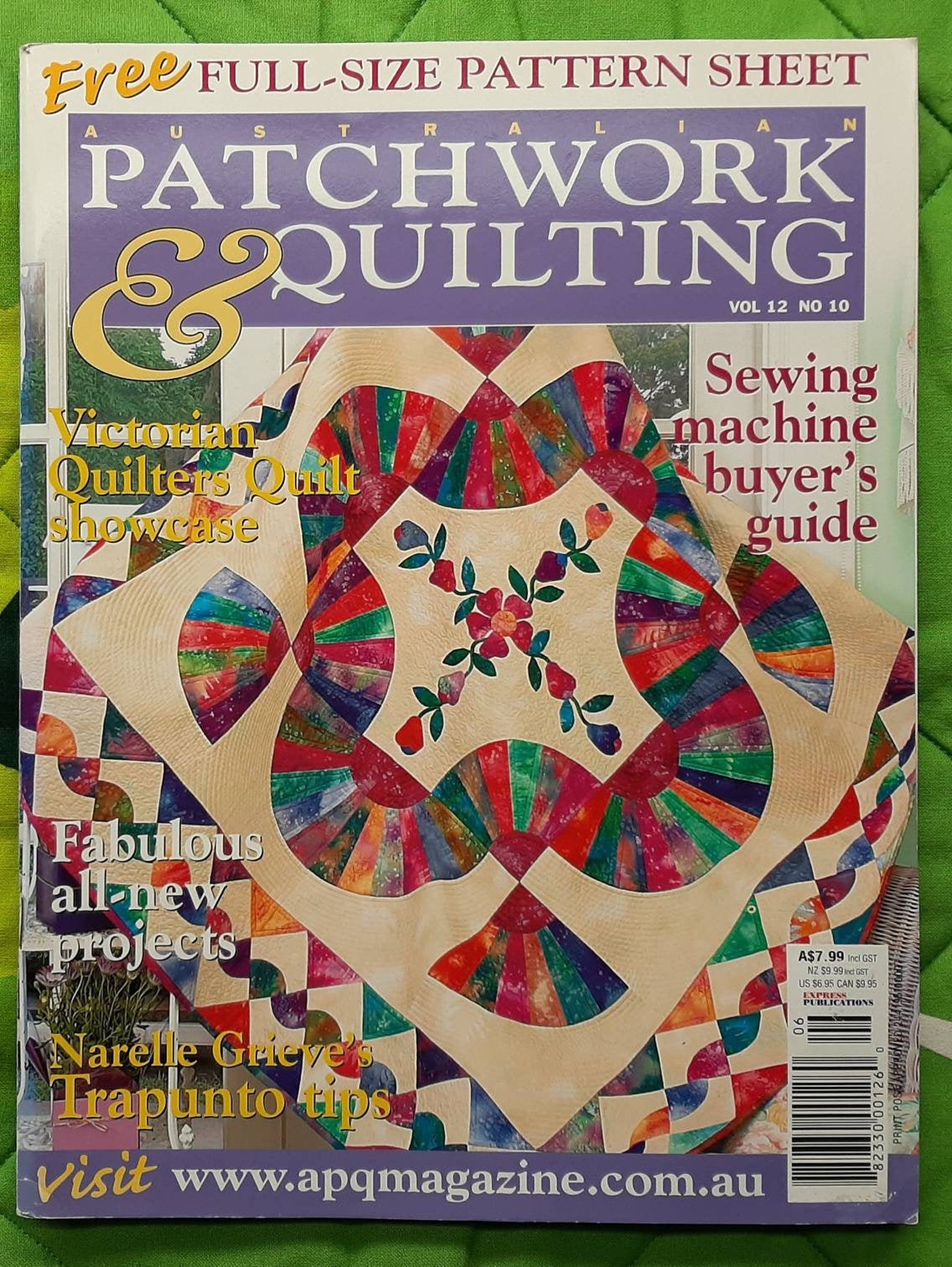 Australian Patchwork & Quilting magazine. Vol. 12 No. 10 Etsy