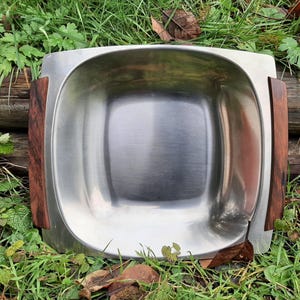 Danish stainless steel serving tray