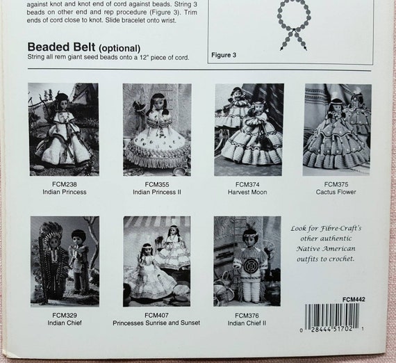 fibre craft indian princess doll