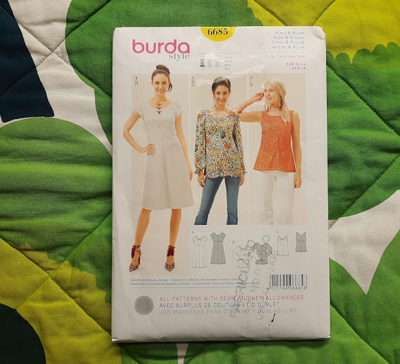 burda ladies dress patterns Burda 6829 Dresses