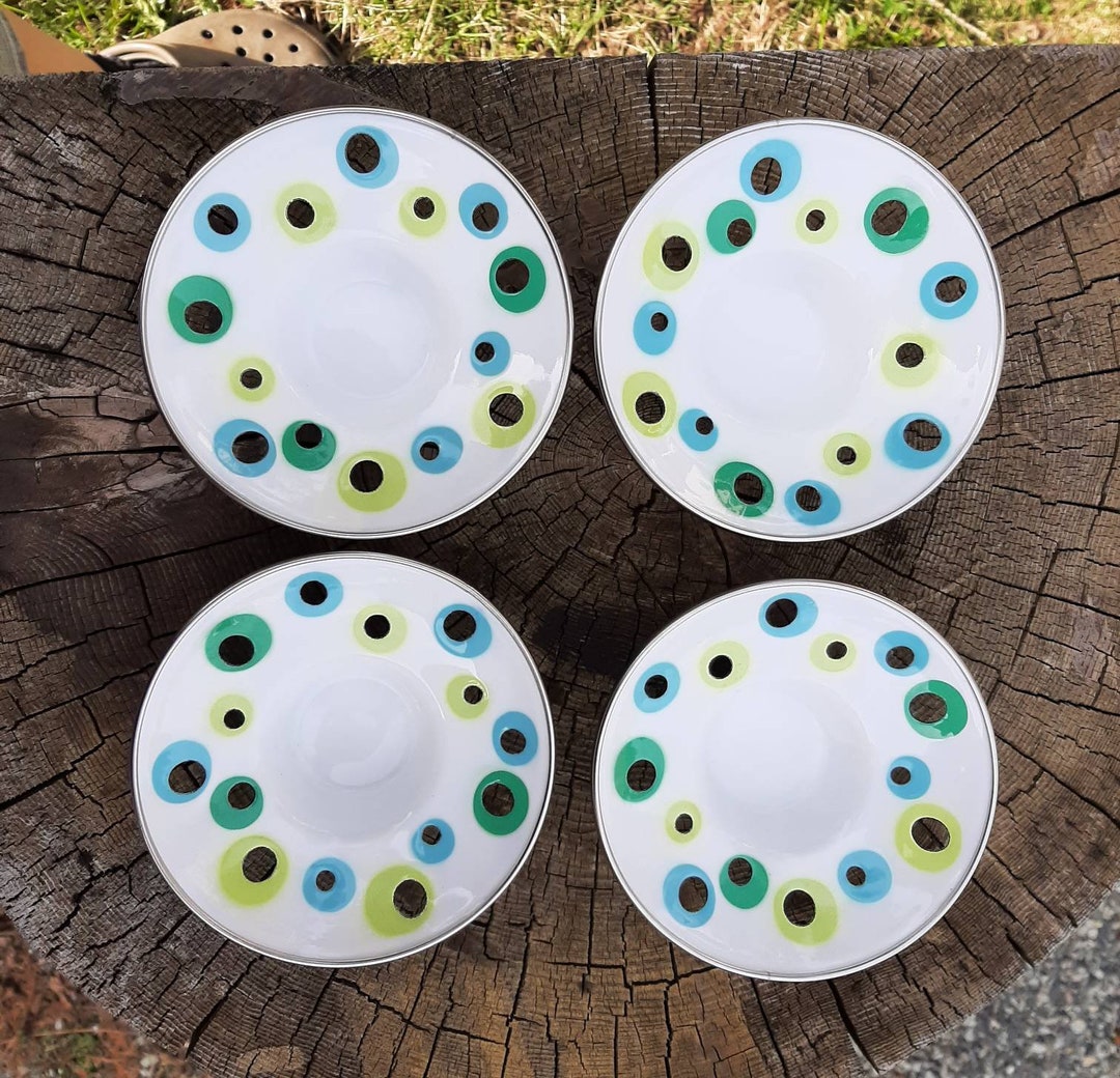 Ikea Emalj Tealight Enamel Tealight Holders, Set of Four Etsy