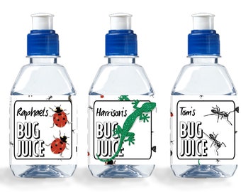 Soft drink bottle labels