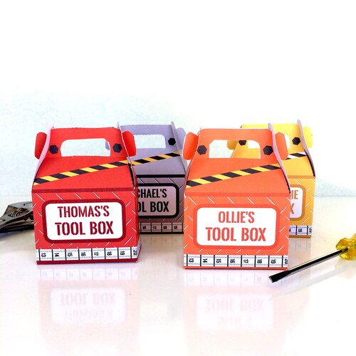 Construction Tool Box Construction Birthday Party Dump Etsy