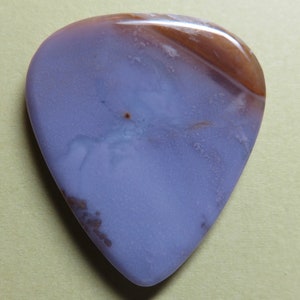 Burro Creek Agate Gemstone Guitar Pick, Stone Guitar Pick