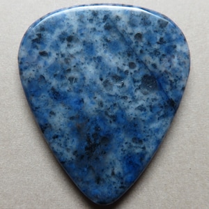 Dumortierite Quartz Gemstone Guitar Pick, Stone Guitar Pick