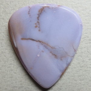Burro Creek Agate Gemstone Guitar Pick, Stone Guitar Pick