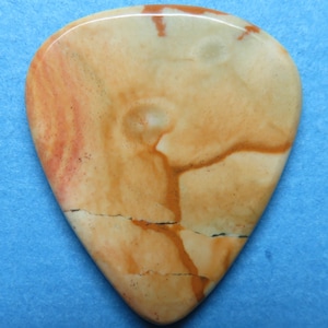 Picture Jasper Gemstone Guitar Pick, Stone Guitar Pick