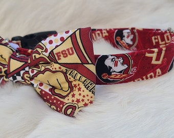 Florida Sate Seminoles Dog Collar NCAA ~