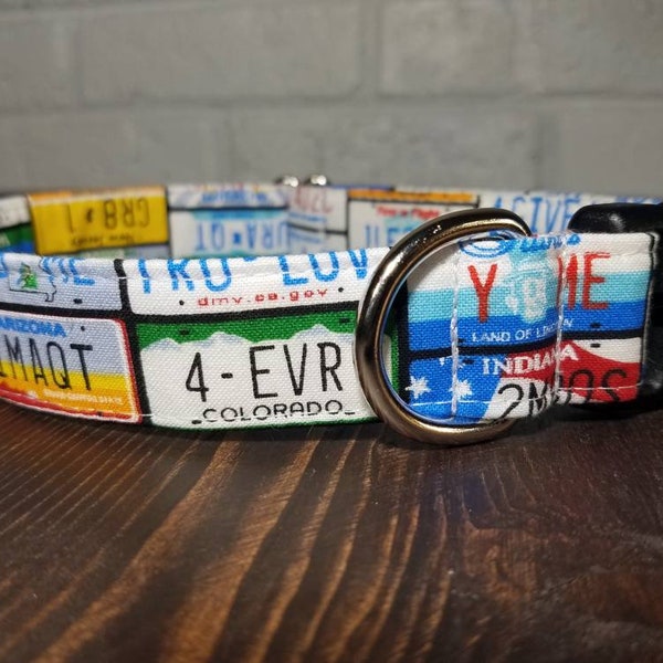 Map Dog Collar Etsy