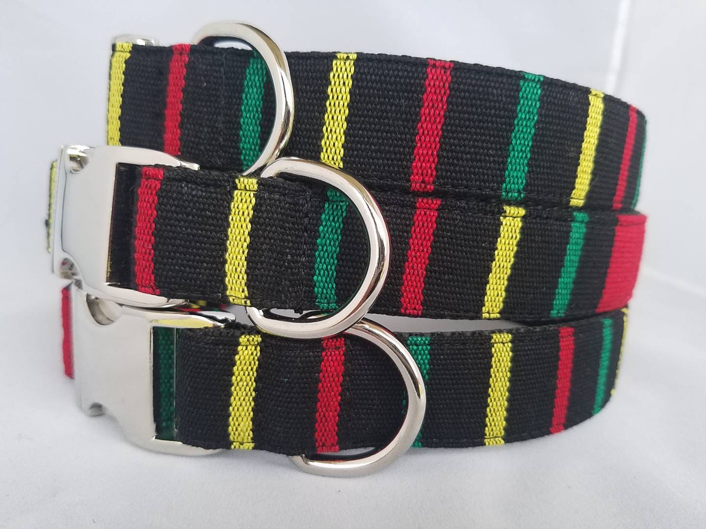 Rasta Dog Collar One Love Dog Collar Cool Dog Collar | Etsy