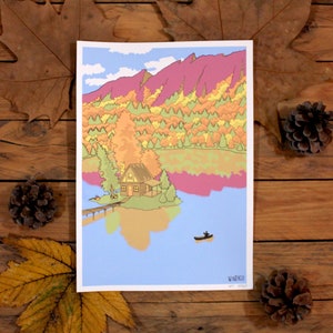 4 colors screen print - Canadian trip