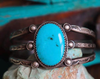 Old Pawn Turquoise Cuff