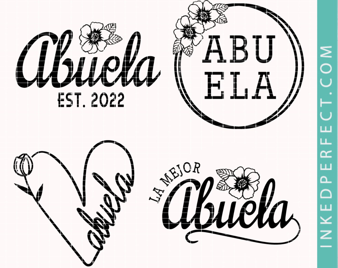 Abuela SVG Bundle La Mejor Abuela Día de la Madre - Etsy España