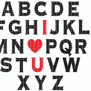 Abc I Love You Svg - Etsy