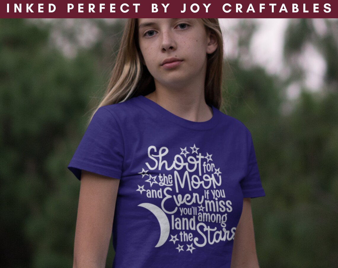 Shoot for the Moon Even If You Miss You'll Land Among the Etsy UK