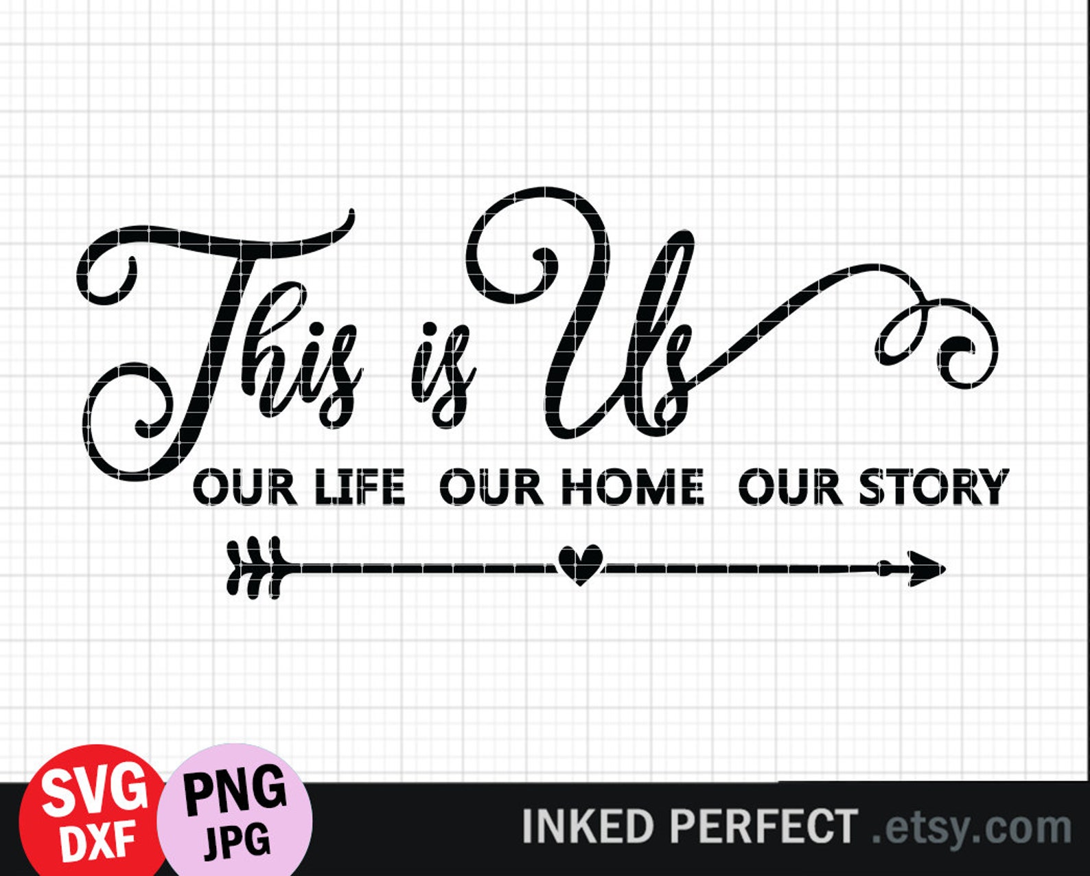 This is Us Svg Sign Home Decor Quote SVG Family Svg Etsy España