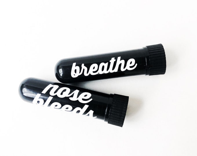 Aromatherapy Inhaler With Custom Label Etsy