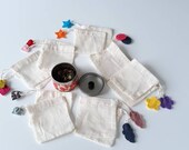 Washable tea bag - reusable - Zero waste - batch of 2 sachets