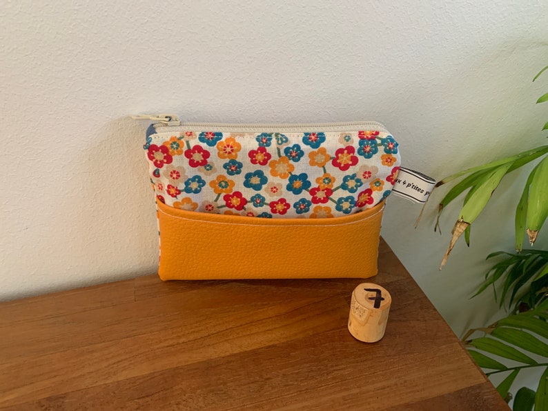 Porte-monnaie ou pochette tout en tissu 7 - Multicolore