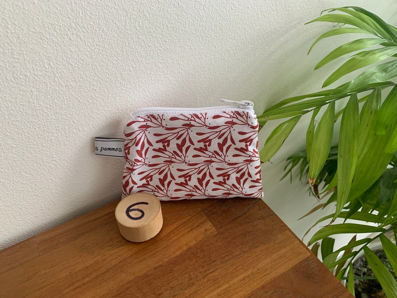 Fabric purse, pouch, pencil case 6 - Rouge