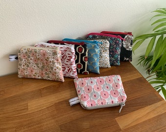 Fabric purse, pouch, pencil case