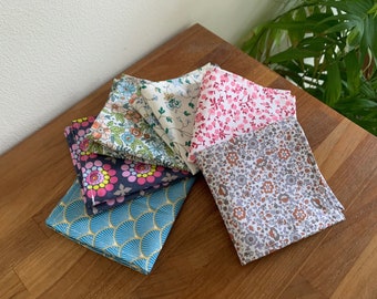 Fabric/cotton handkerchief - washable and reusable handkerchief - Zero waste