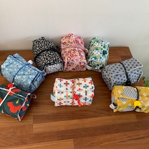Etui - pochette - range savon ou shampoing solide - zéro déchets