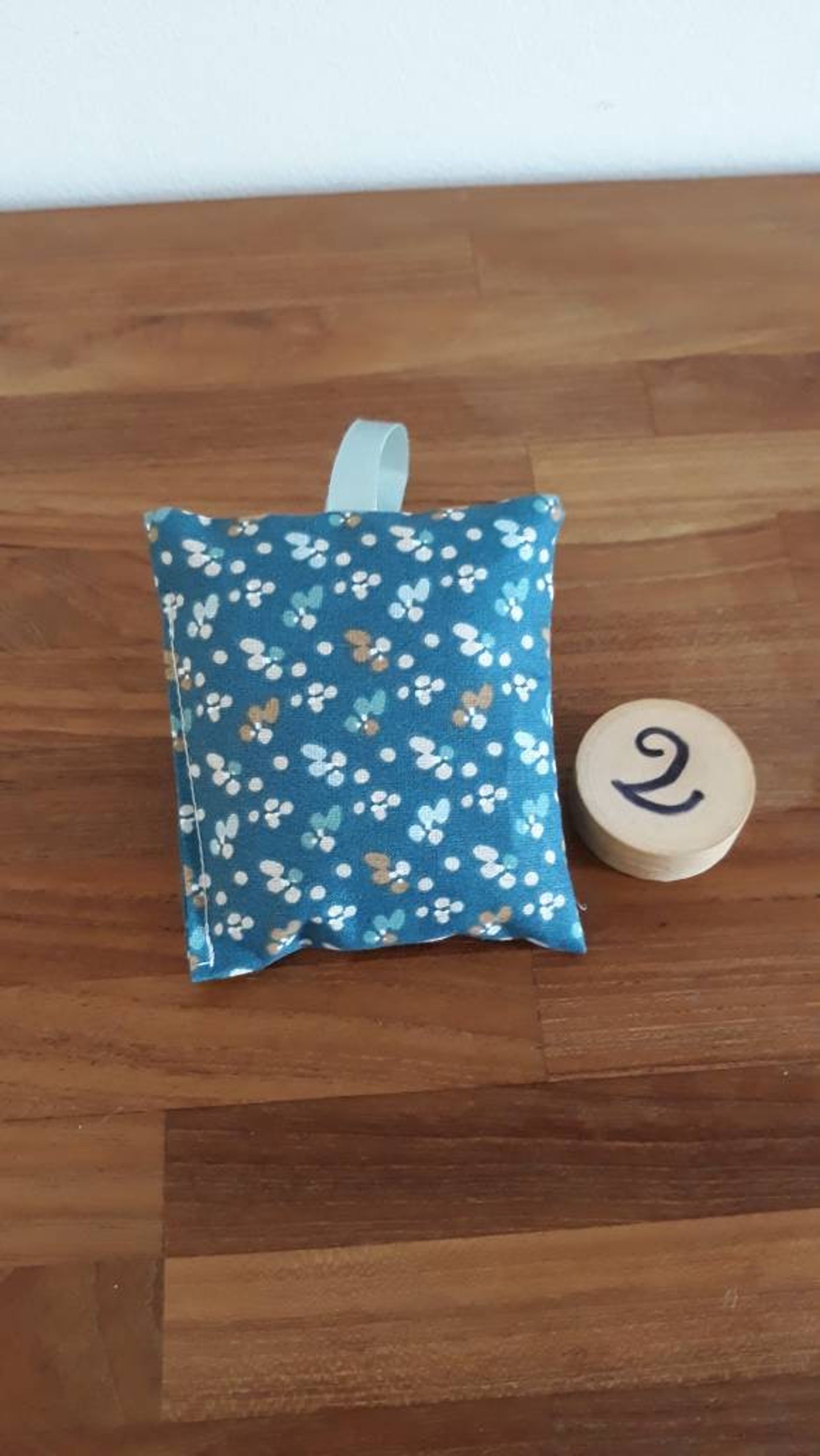 Coussinet/sachet Brodé Main à La Lavande, Initiale Z - Décoration Et Senteur Naturelle