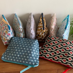 Grande pochette tissu, trousse, fourre-tout