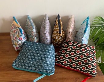 Large fabric pouch, pencil case, tote