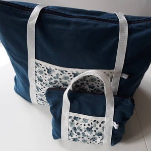 Weekend bag and its kit
