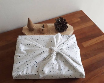 Emballage pour cadeau en tissu, réutilisable, japonais "Furoshiki" - Zéro déchet