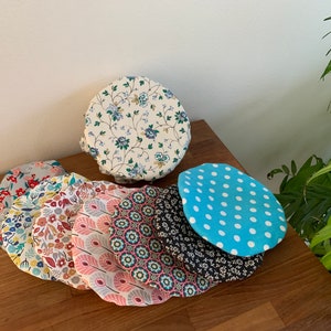 Reusable, eco-friendly, washable flat cover / charlotte / lid - zero waste