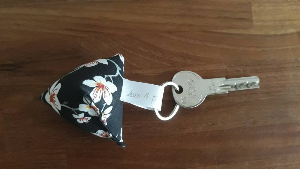 Berlingot Key Ring, Bag Charm or Door Accessory
