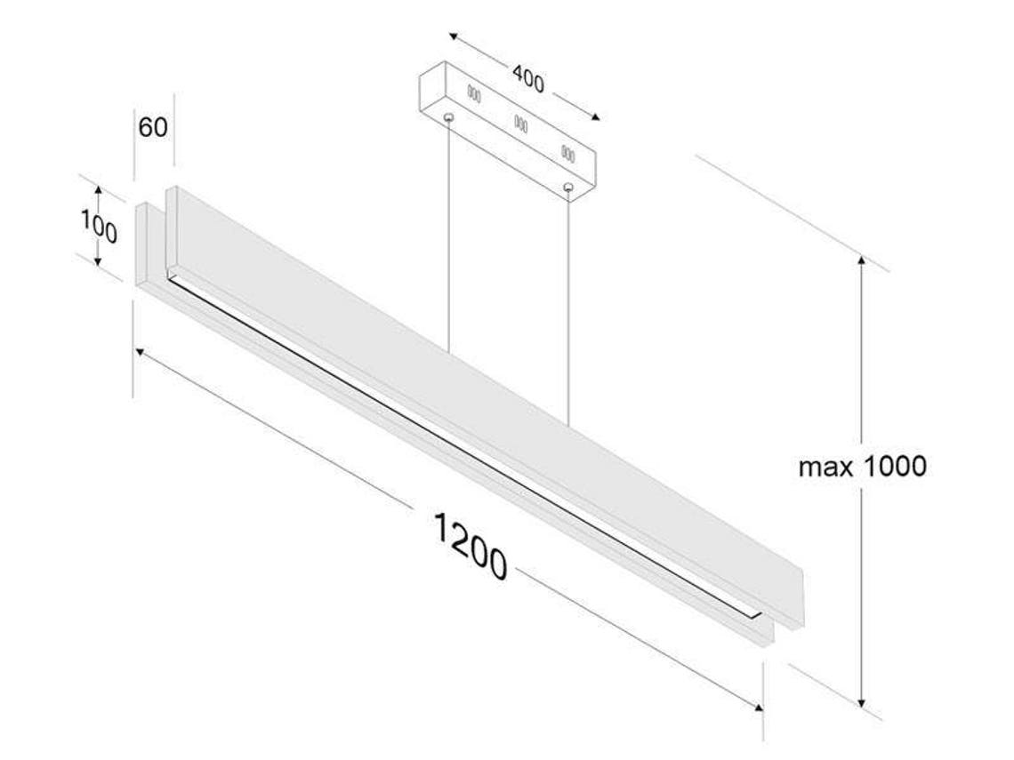 Lámpara colgante de madera rústica WOOD SUSPEND XL 45W | Etsy