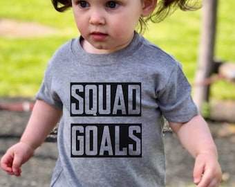 SQUAD GOALS tshirt *KIDS Sizes* Matching parent and child clothes, mum and baby, t-shirts, matching outfits, squad goals