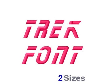 Star Trek Alphabet - Machine Embroidery Font